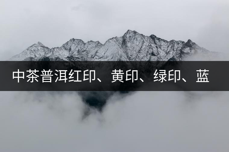 中茶普洱紅印、黃印、綠印、藍(lán)印的含義