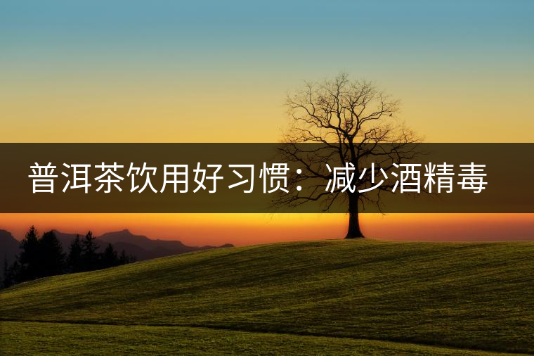 普洱茶飲用好習慣:減少酒精毒害宜適當飲茶 普洱茶飲用好習慣:減少酒精毒害宜適當飲茶