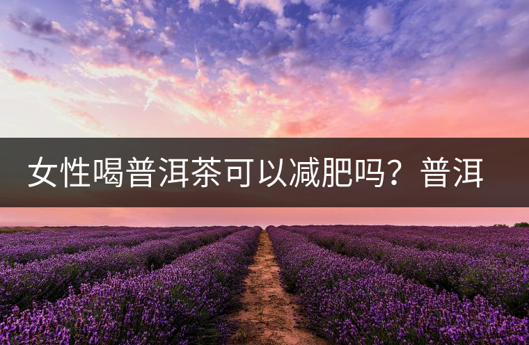 女性喝普洱茶可以減肥嗎？普洱茶的功效又有哪些呢？