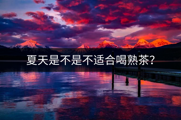 夏天是不是不適合喝熟茶？