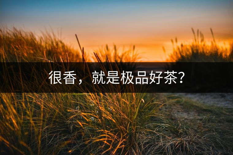 很香，就是極品好茶？