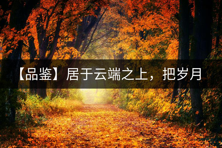 【品鑒】居于云端之上，把歲月“熟”透