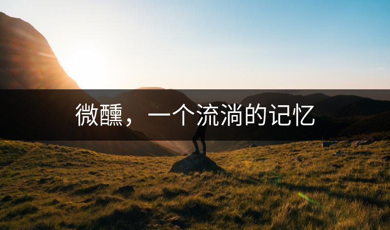 微醺，一個(gè)流淌的記憶