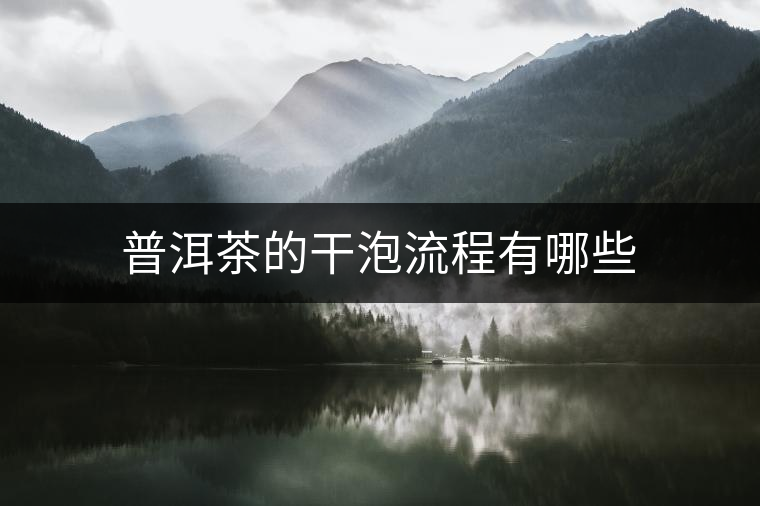 普洱茶的干泡流程有哪些 普洱茶的干泡流程有哪些
