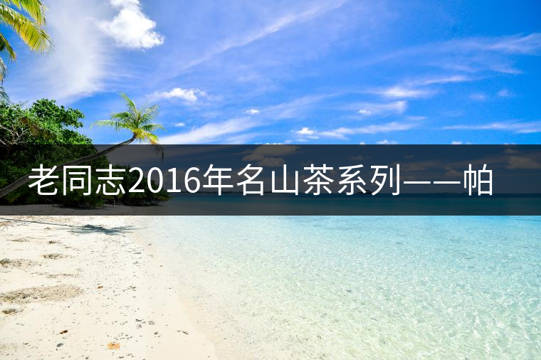 老同志2016年名山茶系列——帕沙古樹(shù) 老同志2016年名山茶系列——帕沙古樹(shù)