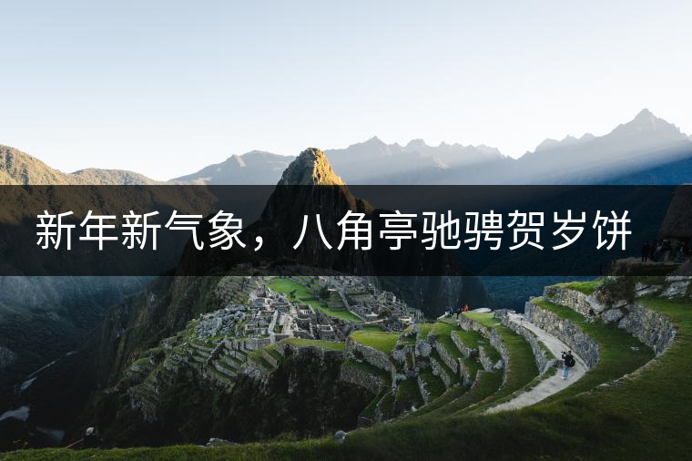 新年新氣象，八角亭馳騁賀歲餅即將上市