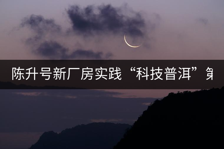 陳升號(hào)新廠(chǎng)房實(shí)踐“科技普洱”第一餅——2015老班章(200g)在東莞隆重發(fā)布 陳升號(hào)新廠(chǎng)房實(shí)踐“科技普洱”第一餅——2015老班章(200g)在東莞隆重發(fā)布