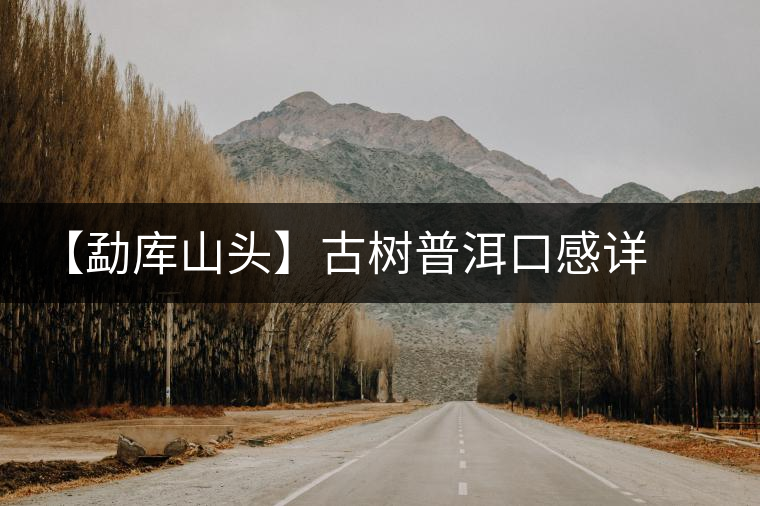 【勐庫山頭】古樹普洱口感詳解 【勐庫山頭】古樹普洱口感詳解