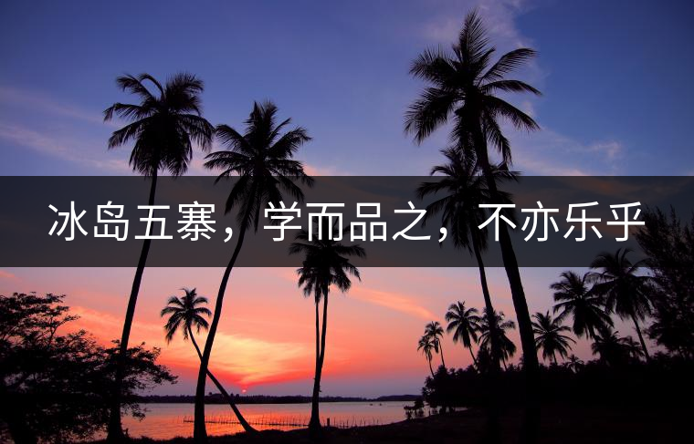 冰島五寨，學(xué)而品之，不亦樂乎