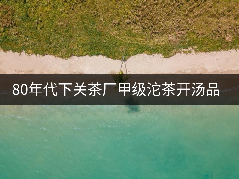 80年代下關茶廠甲級沱茶開湯品鑒 80年代下關茶廠甲級沱茶開湯品鑒