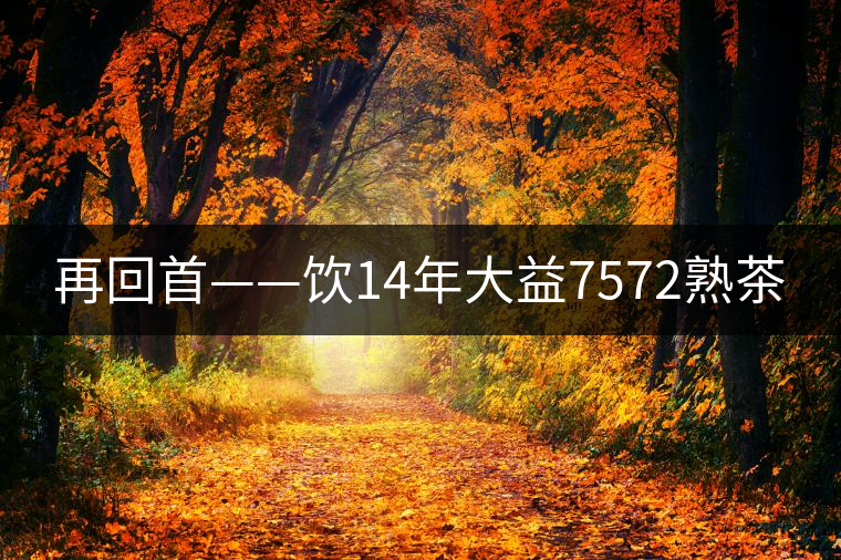 再回首——飲14年大益7572熟茶 再回首——飲14年大益7572熟茶