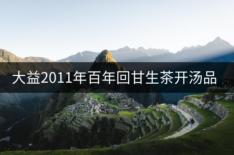 大益2011年百年回甘生茶開湯品鑒