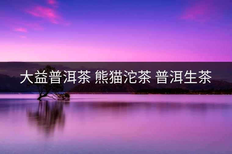 大益普洱茶 熊貓沱茶 普洱生茶 大益普洱茶 熊貓沱茶 普洱生茶