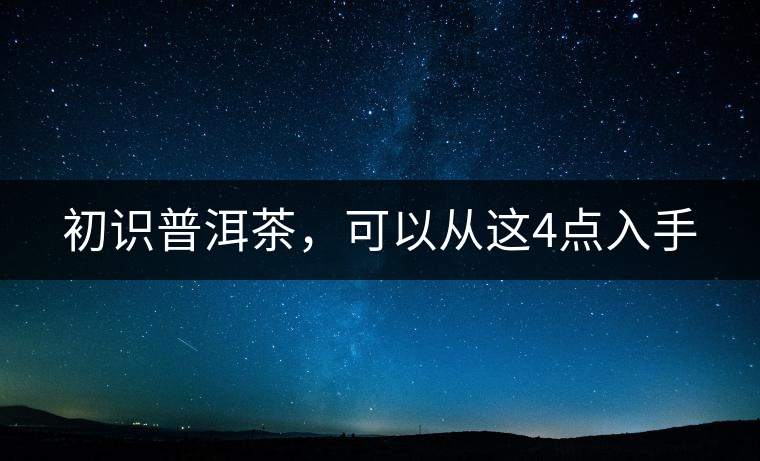 初識(shí)普洱茶，可以從這4點(diǎn)入手