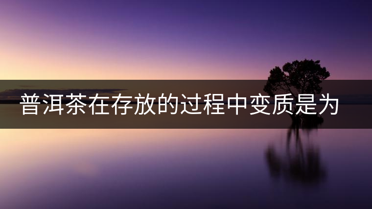 普洱茶在存放的過程中變質(zhì)是為什么？