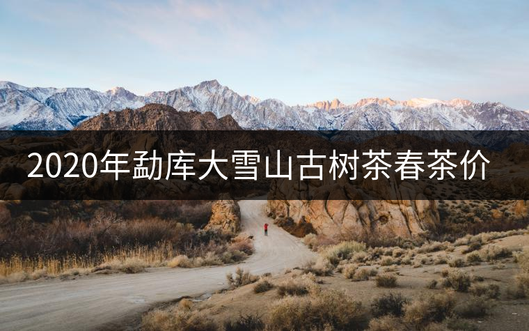 2020年勐庫大雪山古樹茶春茶價格是多少？