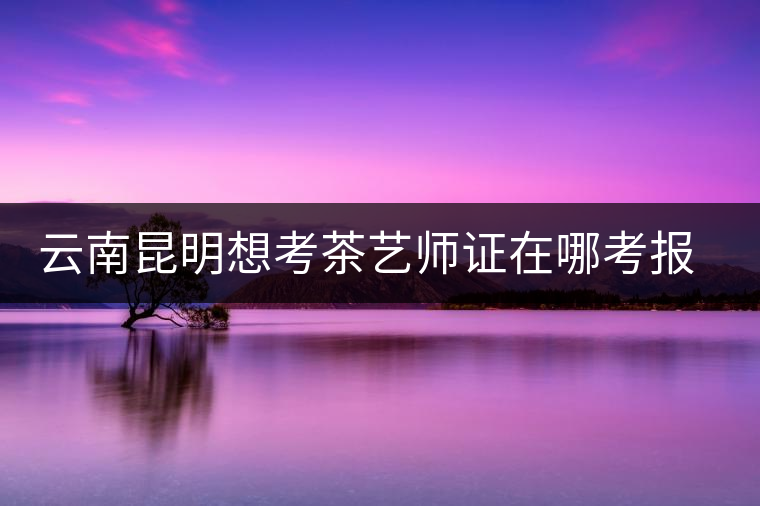 云南昆明想考茶藝師證在哪考報(bào)名及考試時(shí)間，哪個(gè)學(xué)校好？