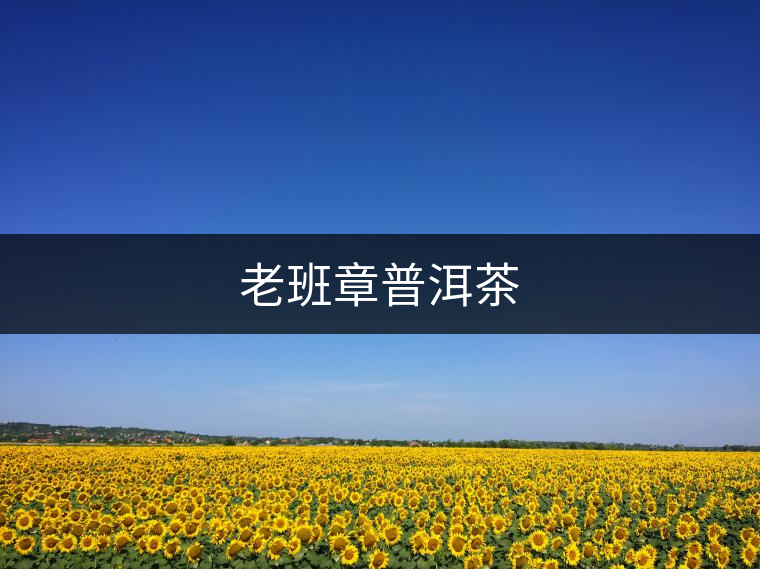 老班章普洱茶