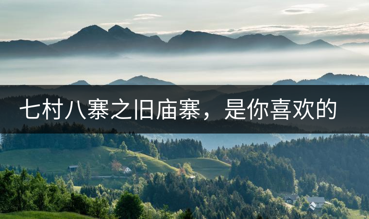 七村八寨之舊廟寨，是你喜歡的易武味嗎？