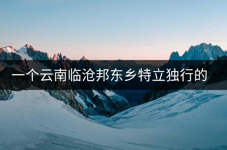 一個云南臨滄邦東鄉(xiāng)特立獨行的茶寨——那罕古樹茶園介紹
