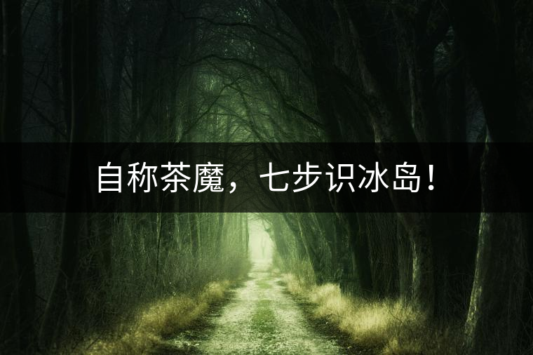 自稱茶魔，七步識冰島！