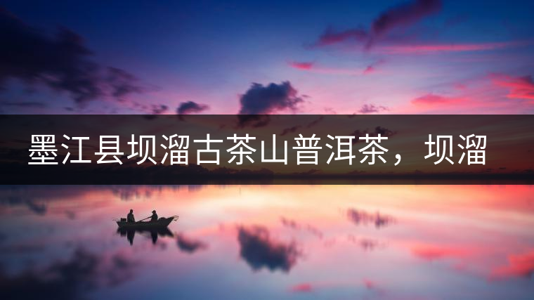 墨江縣壩溜古茶山普洱茶，壩溜古樹茶口感特點(diǎn)