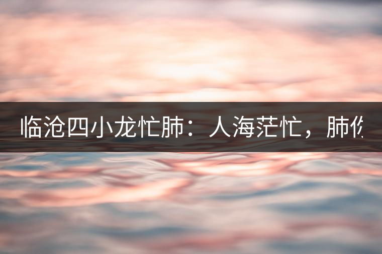 臨滄四小龍忙肺：人海茫忙，肺你莫屬！