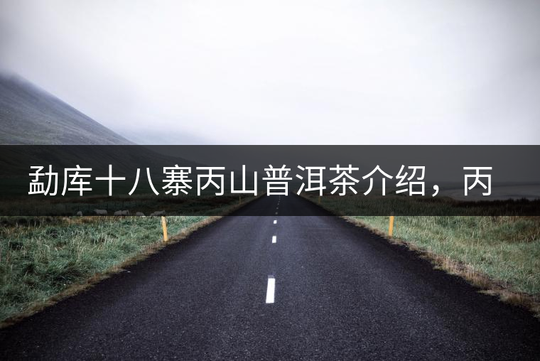 勐庫十八寨丙山普洱茶介紹，丙山古樹茶口感特點