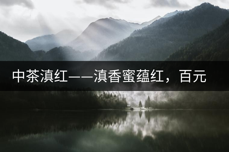 中茶滇紅——滇香蜜蘊紅，百元級口糧好茶