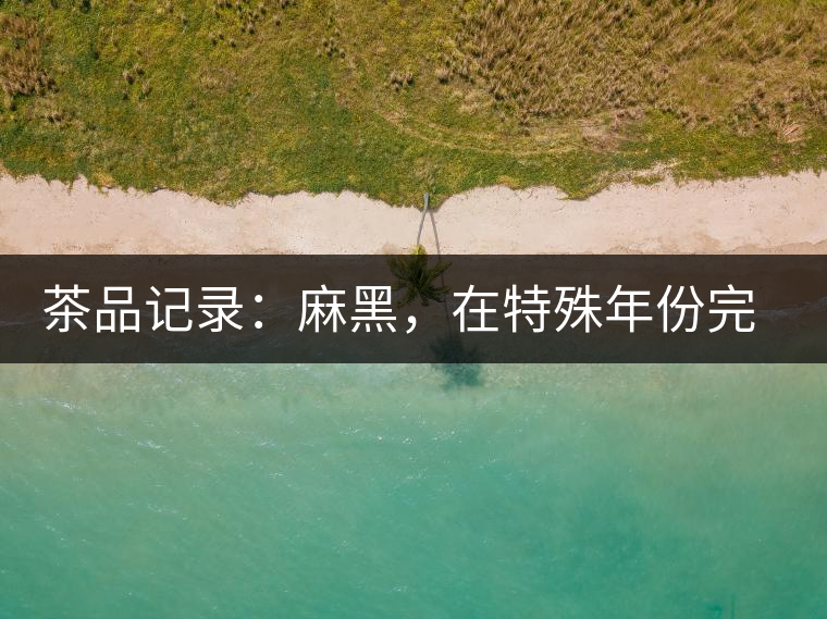 茶品記錄：麻黑，在特殊年份完成的心愿