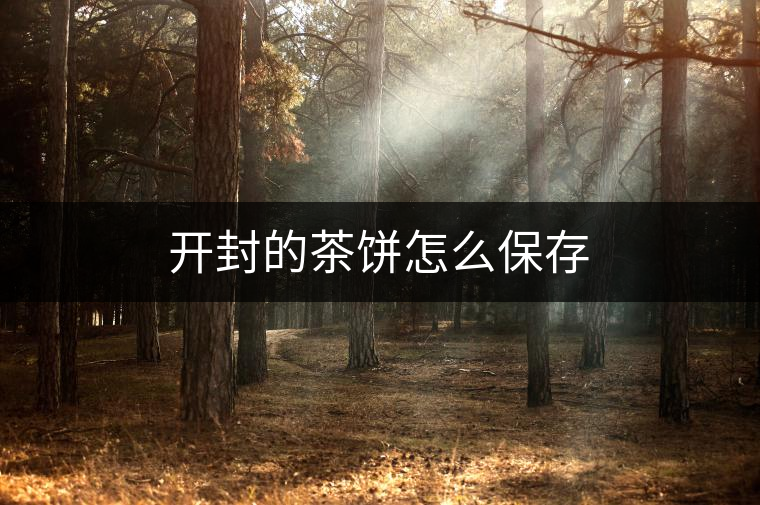 開封的茶餅怎么保存