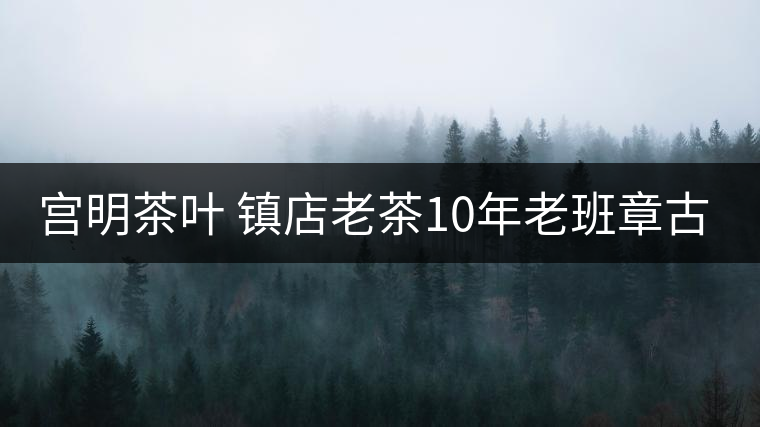 宮明茶葉 鎮(zhèn)店老茶10年老班章古樹熟普 瑞龍醇呈 品質(zhì)好不好? 宮明茶葉 鎮(zhèn)店老茶10年老班章古樹熟普 瑞龍醇呈 品質(zhì)好不好?