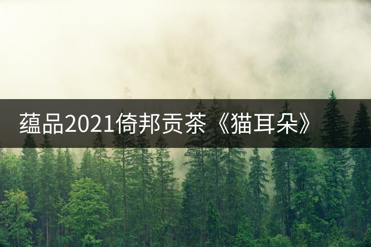 蘊(yùn)品2021倚邦貢茶《貓耳朵》古樹(shù)普洱茶生茶好喝嗎？