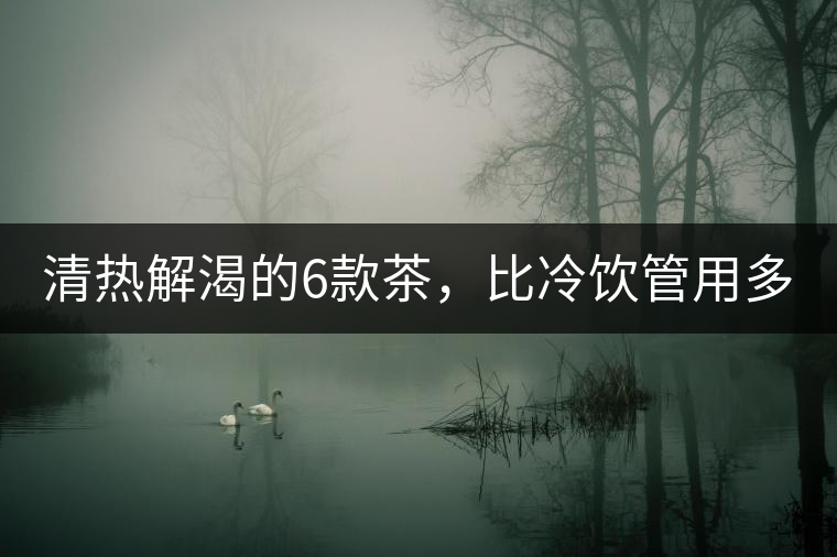 清熱解渴的6款茶，比冷飲管用多了！