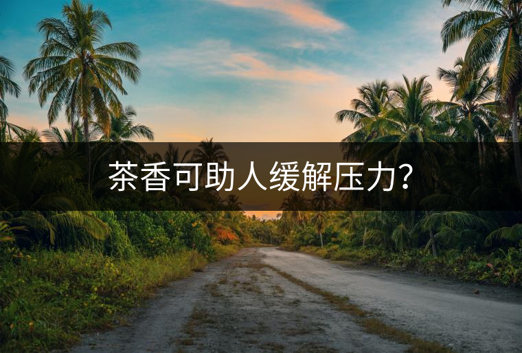 茶香可助人緩解壓力？