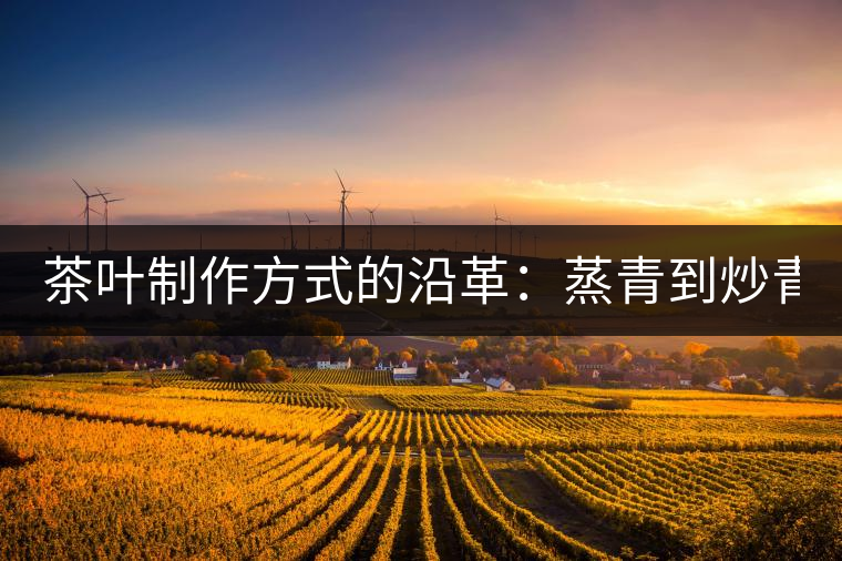 茶葉制作方式的沿革：蒸青到炒青！
