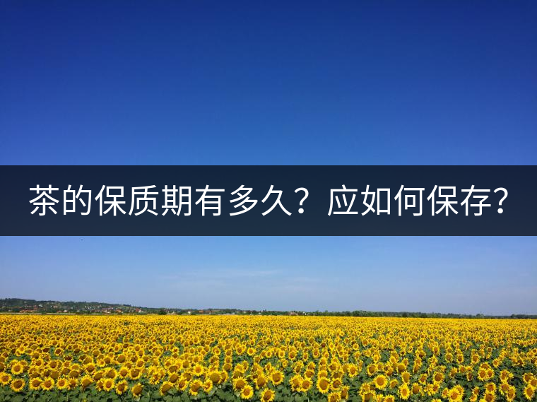 茶的保質(zhì)期有多久？應(yīng)如何保存？