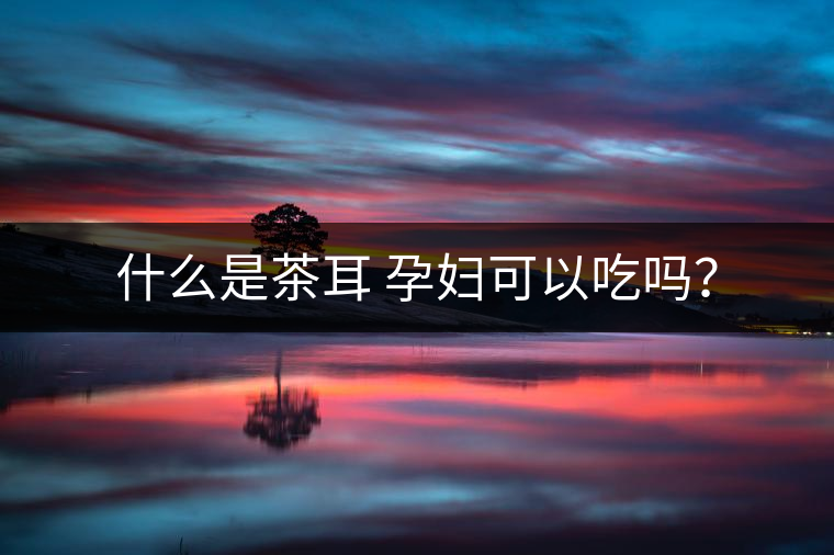 什么是茶耳 孕婦可以吃嗎？