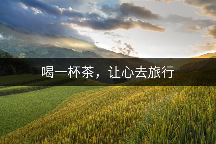 喝一杯茶，讓心去旅行