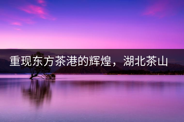 重現(xiàn)東方茶港的輝煌，湖北茶山分布介紹