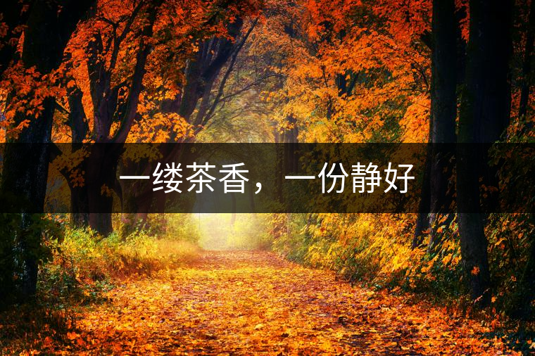 一縷茶香，一份靜好