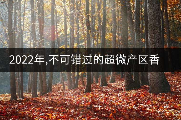 2022年,不可錯(cuò)過的超微產(chǎn)區(qū)香椿林古樹春