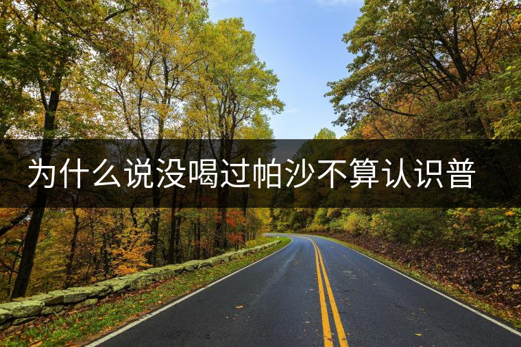 為什么說沒喝過帕沙不算認(rèn)識普洱茶？