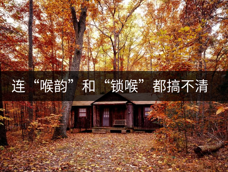 連“喉韻”和“鎖喉”都搞不清楚，就不要說懂普洱茶！