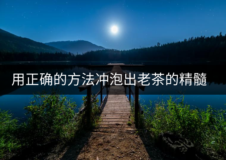 用正確的方法沖泡出老茶的精髓；評(píng)看普洱茶葉底也是一門手藝！