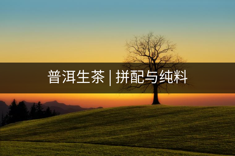 普洱生茶 | 拼配與純料 普洱生茶 | 拼配與純料