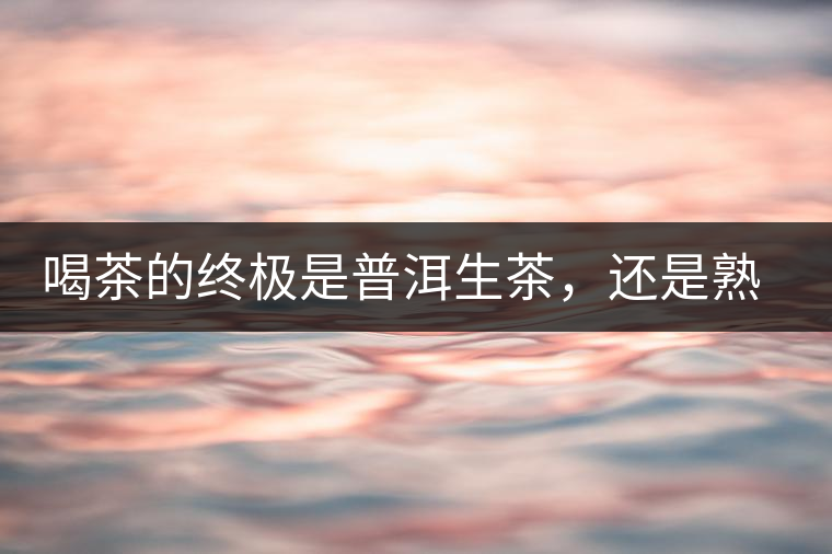 喝茶的終極是普洱生茶，還是熟茶？