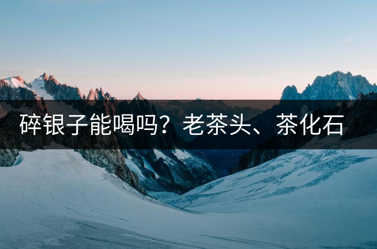 碎銀子能喝嗎？老茶頭、茶化石、碎銀子之間是什么關(guān)系？