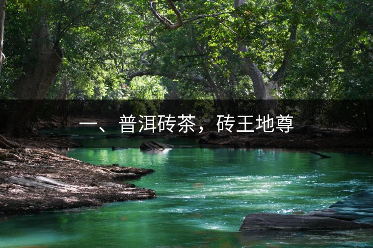 一、普洱磚茶，磚王地尊