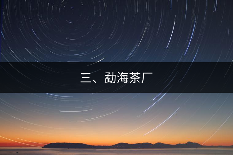 三、勐海茶廠